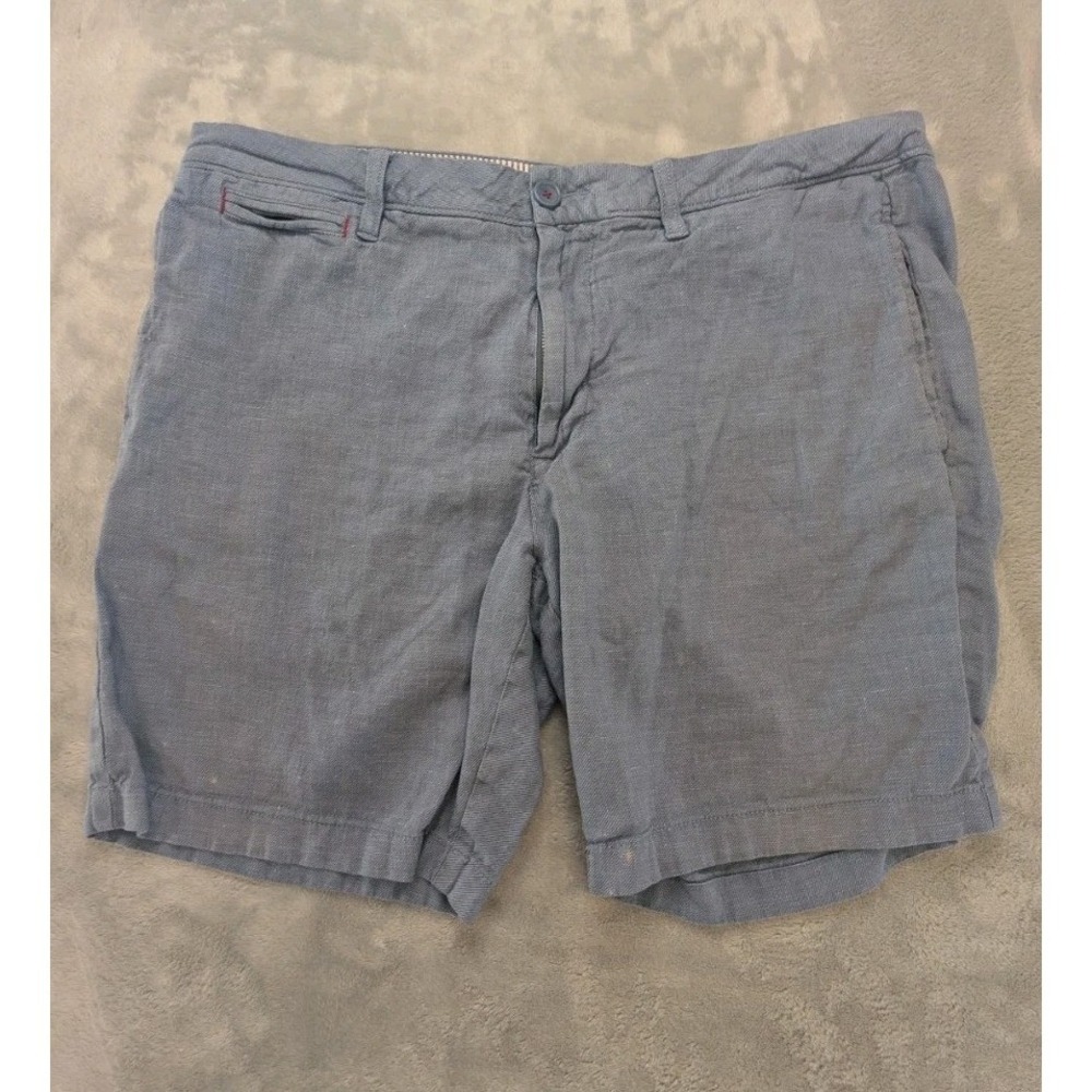 UNTUCKit Shorts St Julien Chino 36 Mens Regular Fit Linen Katoen 8 Inch Inseam
